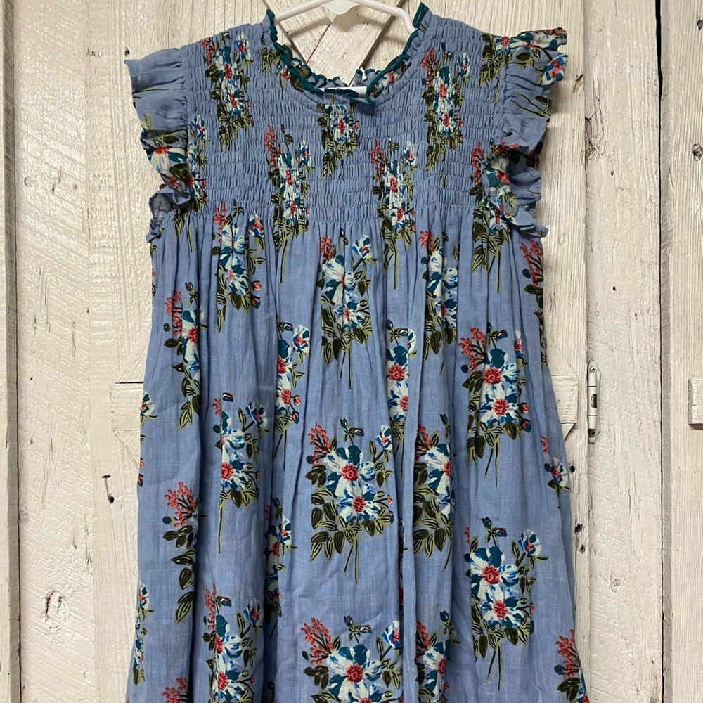 Pink Chicken: blue Stevie dress